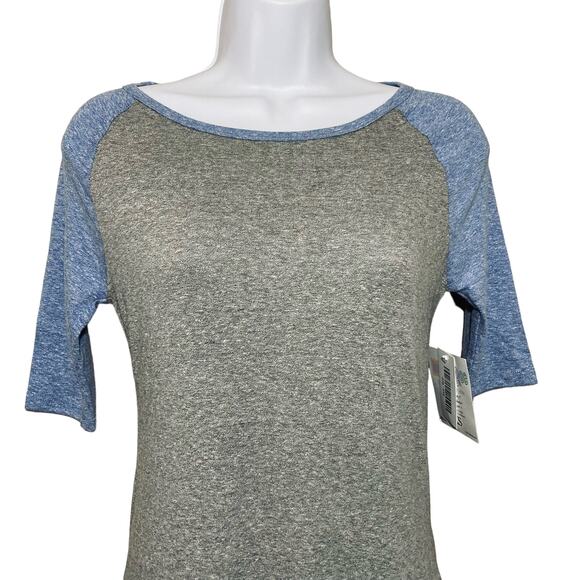 NWT LuLaRoe Julia Dress XXS Raglan Sleeve Color Block Modest Pencil Skirt Career - Picture 3 of 15